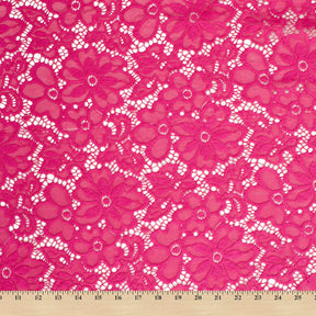 Florence Stretch Lace Fabric SV573869 Fuchsia Image A9