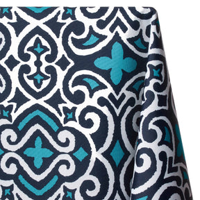 Ottertex Waterproof Canvas Tribal Print Fabric SV574345 Navy Blue Image A1