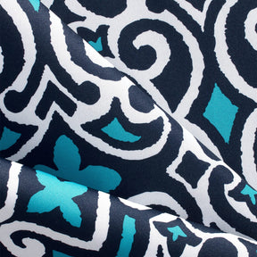 Ottertex Waterproof Canvas Tribal Print Fabric SV574345 Navy Blue Image A4