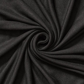 Polyester Double Brushed Dty Fabric SV574611 Black 1