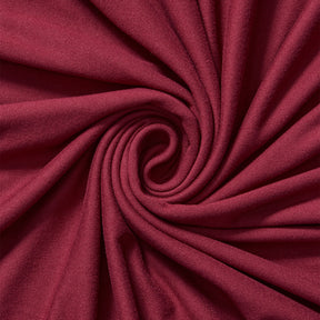 Polyester Double Brushed Dty Fabric SV574615 Burgundy 1