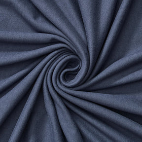 Polyester Double Brushed Dty Fabric SV574616 Navy Blue 1