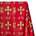 Clerical Cross Metallic Brocade Fabric SV574870 Burgundy / Gold A1