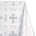 Clerical Cross Metallic Brocade Fabric SV574878 White / Silver A1
