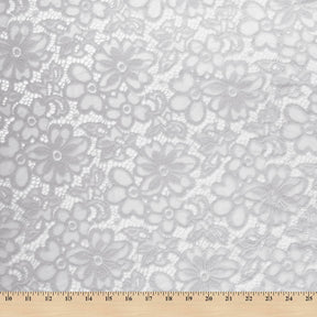 Florence Stretch Lace Fabric SV575313 Silver Image A9