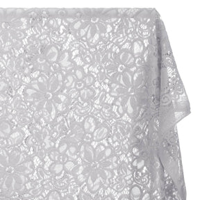 Florence Stretch Lace Fabric SV575313 Silver Image A1