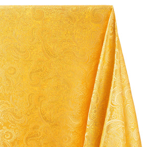Gold Paisley Metallic Brocade Fabric SV575385 Gold / Gold 1
