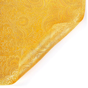 Gold Paisley Metallic Brocade Fabric SV575385 Gold / Gold 3