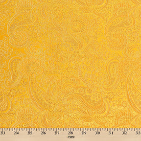 Gold Paisley Metallic Brocade Fabric SV575385 Gold / Gold 4