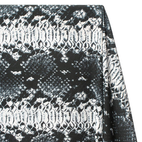 Snakeskin Crepe De Chine Print Fabric SV575599 Grey 2
