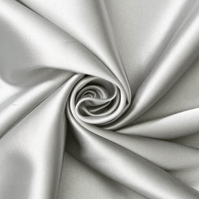 Stretch Charmeuse Satin Fabric SV575765 Silver A2