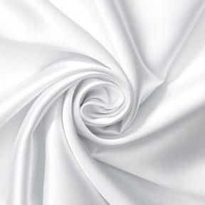 Stretch Charmeuse Satin Fabric SV575780 White A2