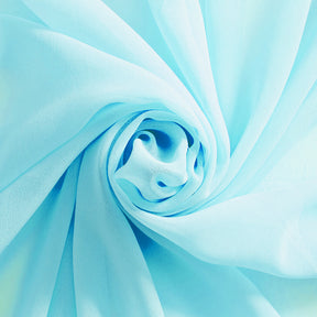 Polyester Chiffon (60 Inch) Fabric SV571065 Aqua Blue Image A2