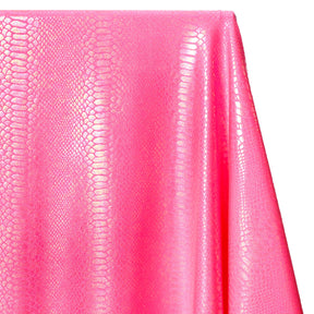Snake Scale Hologram Tricot Foil Fabric SV577970 Hot Pink / Hot Pink 2