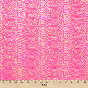 Snake Scale Hologram Tricot Foil Fabric SV577970 Hot Pink / Hot Pink 3