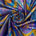 Snake Scale Hologram Tricot Foil Fabric SV577979 Black / Multi Color 1