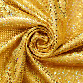 Micro Dot Hologram Tricot Foil Fabric SV577985 Gold / Gold 1