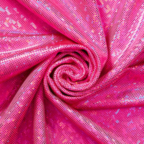 Micro Dot Hologram Tricot Foil Fabric SV577987 Hot Pink / Fuchsia 1