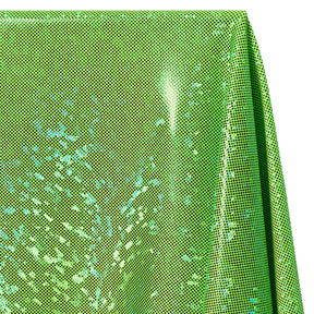 Micro Dot Hologram Tricot Foil Fabric SV577989 Lime Green / Lime Green 2