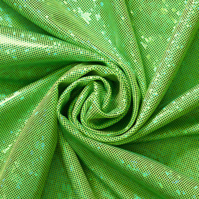 Micro Dot Hologram Tricot Foil Fabric SV577989 Lime Green / Lime Green 1