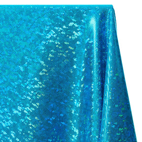 Micro Dot Hologram Tricot Foil Fabric SV577990 Turquoise / Turquoise 2