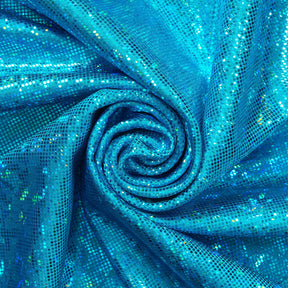 Micro Dot Hologram Tricot Foil Fabric SV577990 Turquoise / Turquoise 1