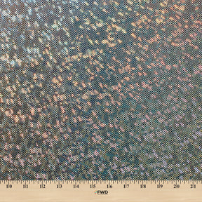 Micro Dot Hologram Tricot Foil Fabric SV577993 Black / Silver 3