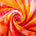 Tie Dye Stretch Velvet Fabric SV577994 Red/Orange 1