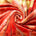 Tie Dye Stretch Velvet Fabric SV577998 Burgundy/Green 1