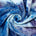 Tie Dye Stretch Velvet Fabric SV577999 Blue/Purple 1