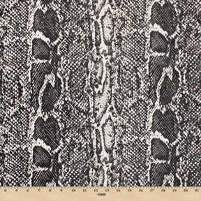 Ottertex® Printed Nylon Ripstop - Snakeskin - Waterproof (PU Coated) & Water Repellent (DWR) - 70D, 2.2 oz Fabric SV578004 Black Image A9