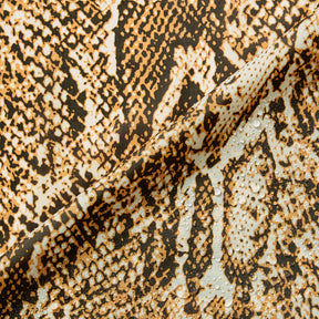 Ottertex® Printed Nylon Ripstop - Snakeskin - Waterproof (PU Coated) & Water Repellent (DWR) - 70D, 2.2 oz Fabric SV578005 Brown Image A4