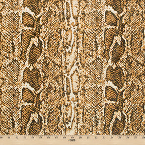 Ottertex® Printed Nylon Ripstop - Snakeskin - Waterproof (PU Coated) & Water Repellent (DWR) - 70D, 2.2 oz Fabric SV578005 Brown Image A9