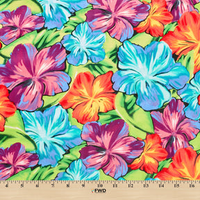 Ottertex® Printed Nylon Ripstop - Aloha - Waterproof (PU Coated) & Water Repellent (DWR) - 70D, 2.2 oz Fabric SV578006 Image A9