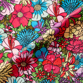 Ottertex® Printed Nylon Ripstop - Meadow - Waterproof (PU Coated) & Water Repellent (DWR) - 70D, 2.2 oz Fabric SV578007 Image A4
