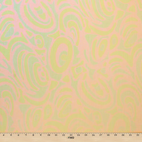Tie Dye Power Mesh Fabric SV578030 Cream 3
