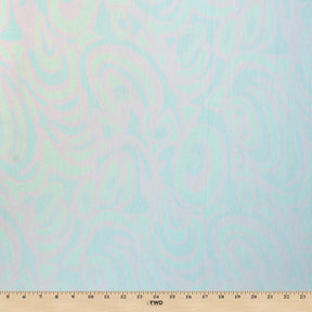 Tie Dye Power Mesh Fabric SV578032 Light Blue 3