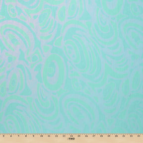 Tie Dye Power Mesh Fabric SV578033 Blue Green 3