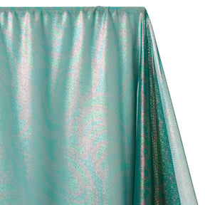 Tie Dye Power Mesh Fabric SV578034 Teal 2