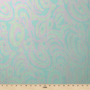Tie Dye Power Mesh Fabric SV578034 Teal 3