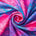 Mermaid Scale Hologram Tricot Foil Fabric SV578039 Pacific Sunset 1