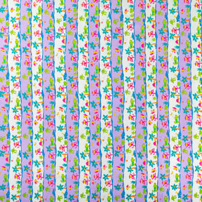River Animal Broadcloth Fabric SV578075 Lilac & Light Blue 2