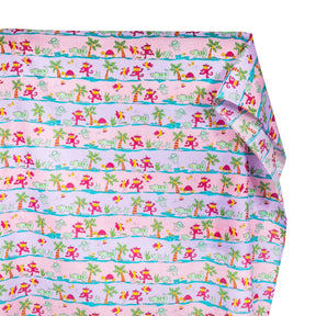 River Animal Broadcloth Fabric SV578077 Lavender & Pink 1