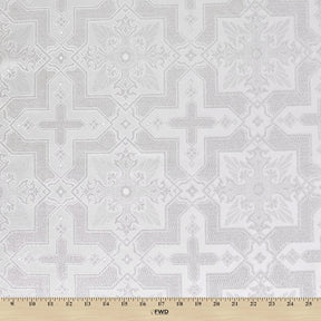 Ecclesiastical Metallic Brocade Fabric SV578214 White / Silver 4