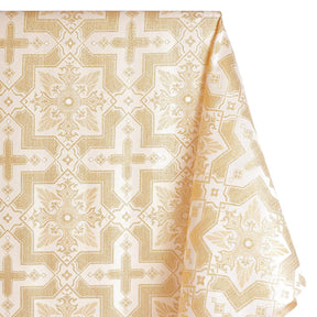 Ecclesiastical Metallic Brocade Fabric SV578215 White / Gold 1