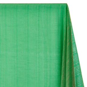 Zari Metallic Chiffon Jacquard Fabric SV578217 Kelly Green A1