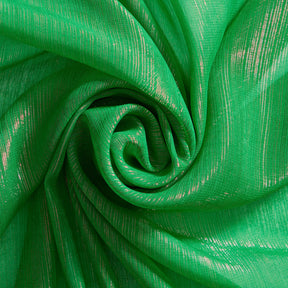 Zari Metallic Chiffon Jacquard Fabric SV578217 Kelly Green A2