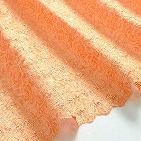 Petal Eyelet Embroidery Fabric SV576742 Peach 2