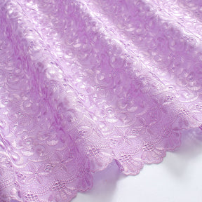Petal Eyelet Embroidery Fabric SV578281 Lavender 2