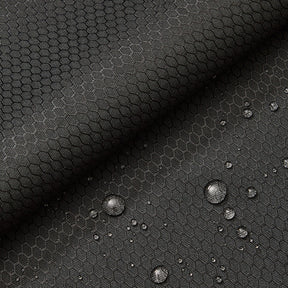 Ottertex® Polyester Ripstop – Hexagon - Waterproof (PU Coated) & Water Repellent (DWR) – 300D, 5.6 oz Fabric SV578326 Black Image A4
